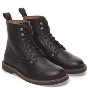 Birkenstock Bryson Natural Leather Boot in Ginger